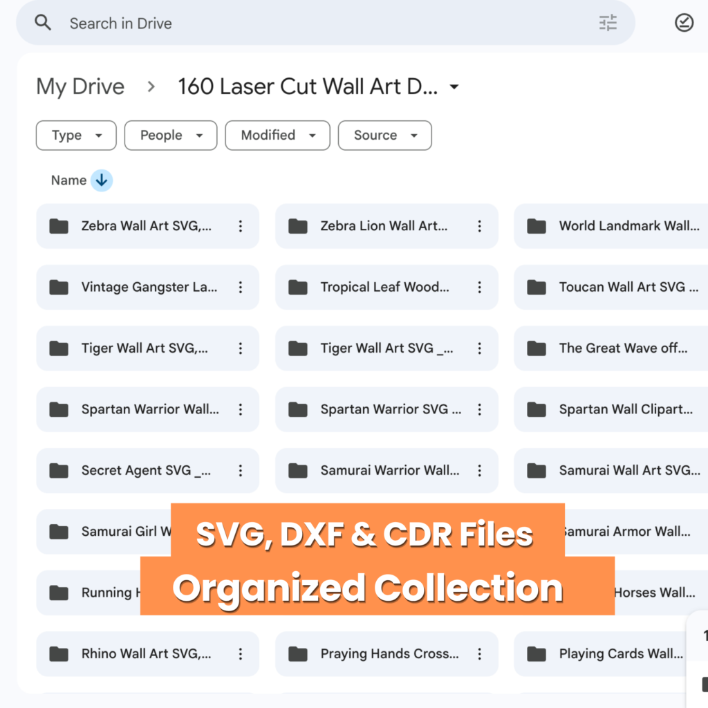 160 Laser Cut Wall Art Designs Bundle | SVG & PNG Files for Metal, Wood, Acrylic & CNC