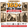 160 Laser Cut Wall Art Designs Bundle | SVG & PNG Files for Metal, Wood, Acrylic & CNC