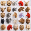 65+ 3D Animal Head Laser Cut Bundle | Wooden Wall Art SVG, DXF & AI Files