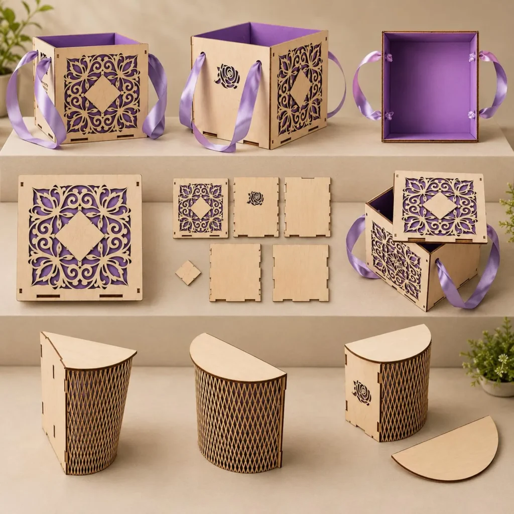 300+ Laser Cut Box Bundle | Jewelry, Wine, Gift & Wooden Box SVG, DXF, AI & CDR Files
