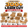 300+ Laser Cut Box Bundle | Jewelry, Wine, Gift & Wooden Box SVG, DXF, AI & CDR Files