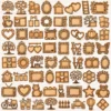 50+ Photo Frame Laser Cut Bundle | Wood Picture Frame SVG, DXF, AI & PDF Files