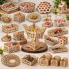 72+ Christmas Candy Basket Laser Cut Bundle | SVG, DXF & CDR Gift Box Files