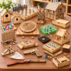 120+ Laser Cut Games & Wooden Toy Bundle | Puzzle, Board Game & Chess SVG DXF Files