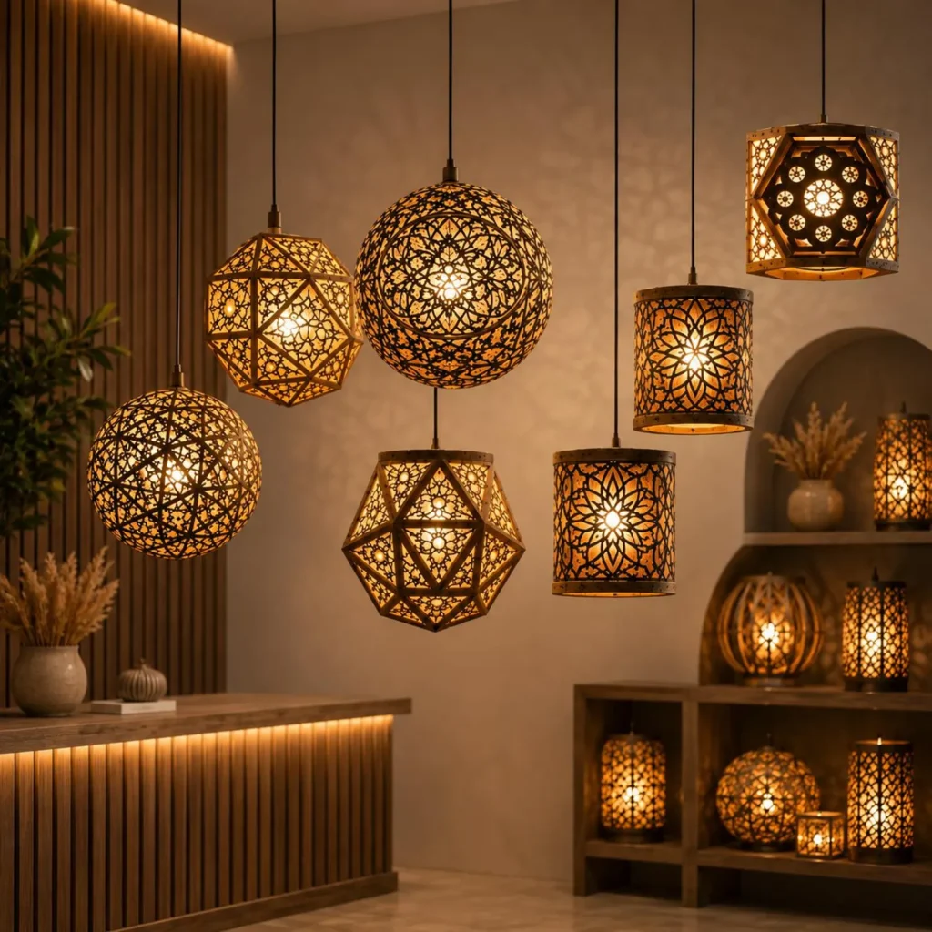 349+ Laser Cut Lamp & Lantern Bundle | Wooden Pendant Light SVG, DXF, CDR & AI Files